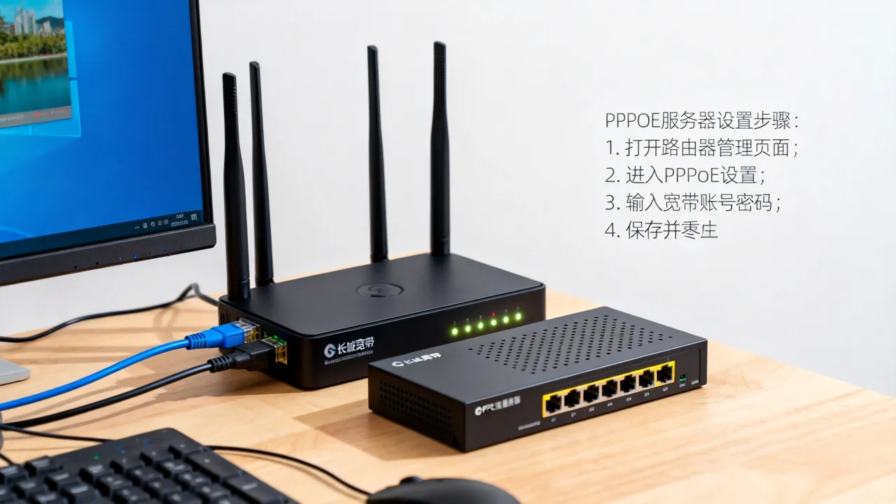 长城宽带PPPoE服务器怎么设置？PPPoE服务器地址是什么？