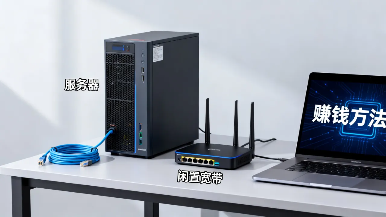 服务器宽带赚钱是真的吗？闲置宽带赚钱方法有哪些
