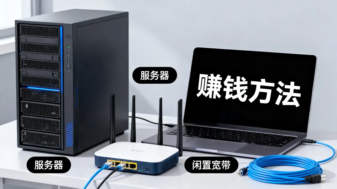 服务器宽带赚钱是真的吗？闲置宽带赚钱方法有哪些