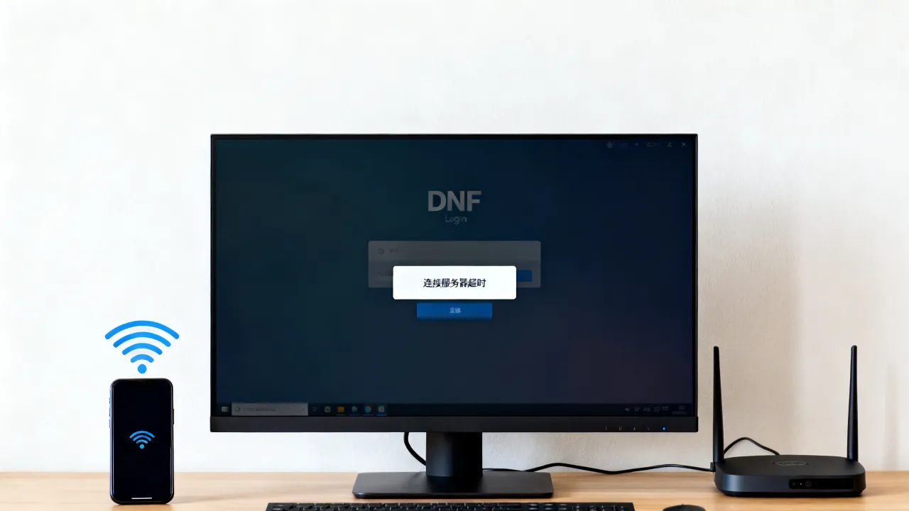 为什么dnf登陆总是连接服务器，dnf连接服务器超时怎么解决