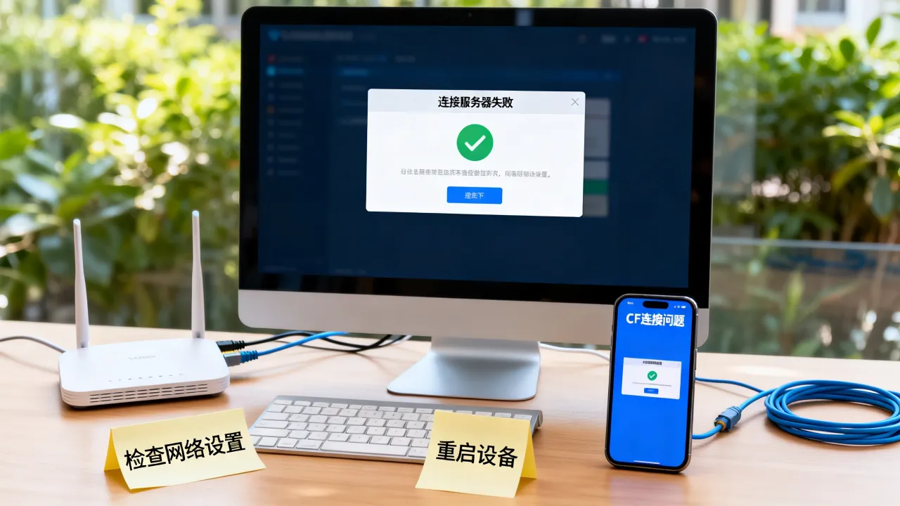 CF为什么一直显示连接服务器失败怎么回事，连接失败怎么解决