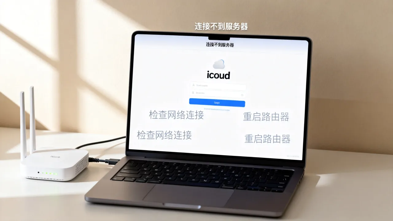 为什么电脑icloud登录连接不到服务器，连接不到服务器是什么原因