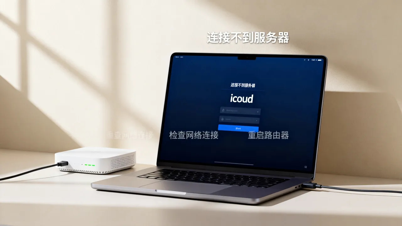 为什么电脑icloud登录连接不到服务器，连接不到服务器是什么原因