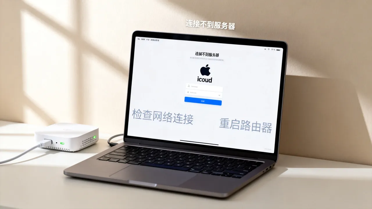 为什么电脑icloud登录连接不到服务器，连接不到服务器是什么原因