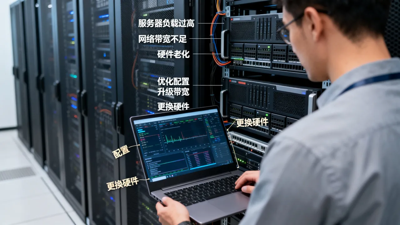 为什么最近服务器很卡，服务器卡顿怎么解决最有效