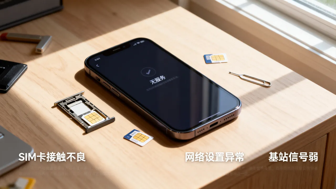 有sim卡为什么一直无服务器，手机有卡却无服务器怎么回事