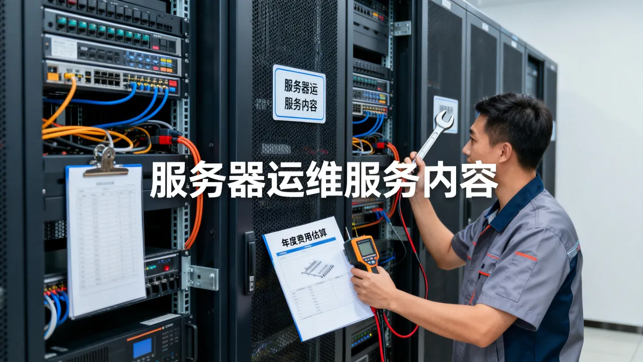 服务器运维服务内容都有哪些？, 一年费用大约多少？