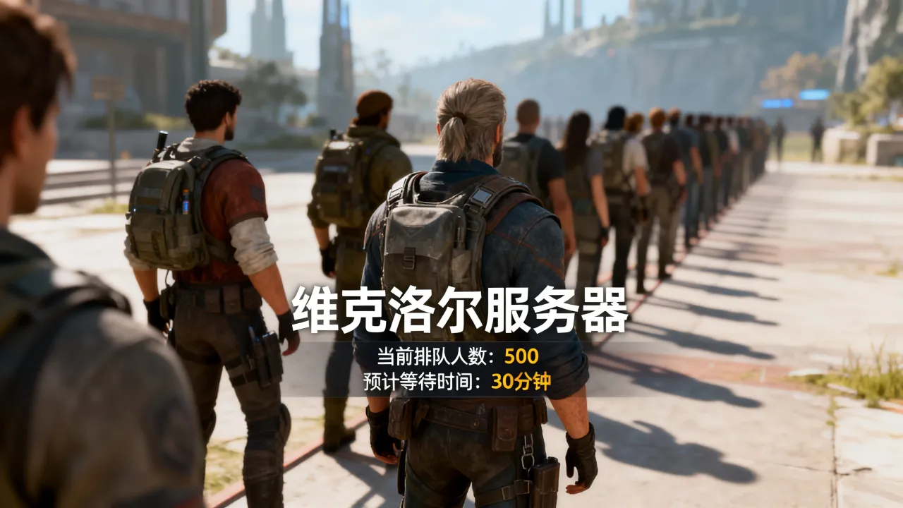 维克洛尔服务器人多吗，现在排队要多久？