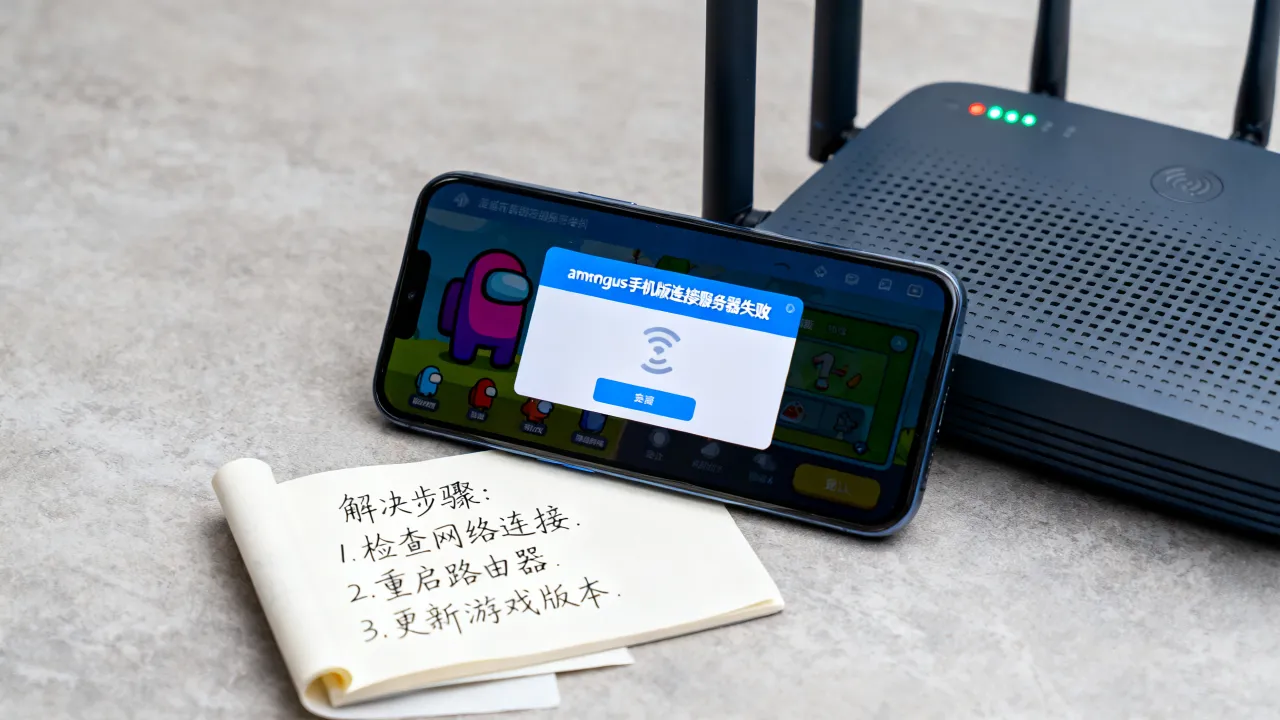 am ongus手机版为什么连不上服务器，怎么解决？