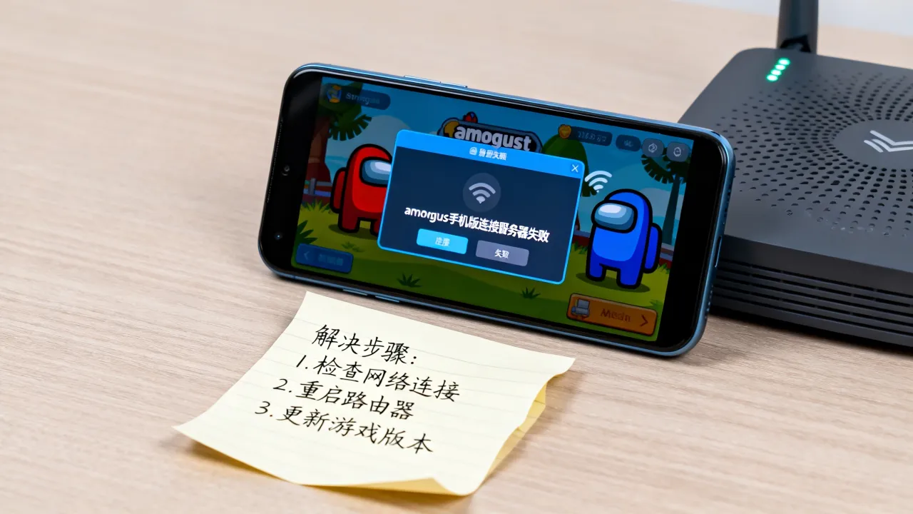 am ongus手机版为什么连不上服务器，怎么解决？