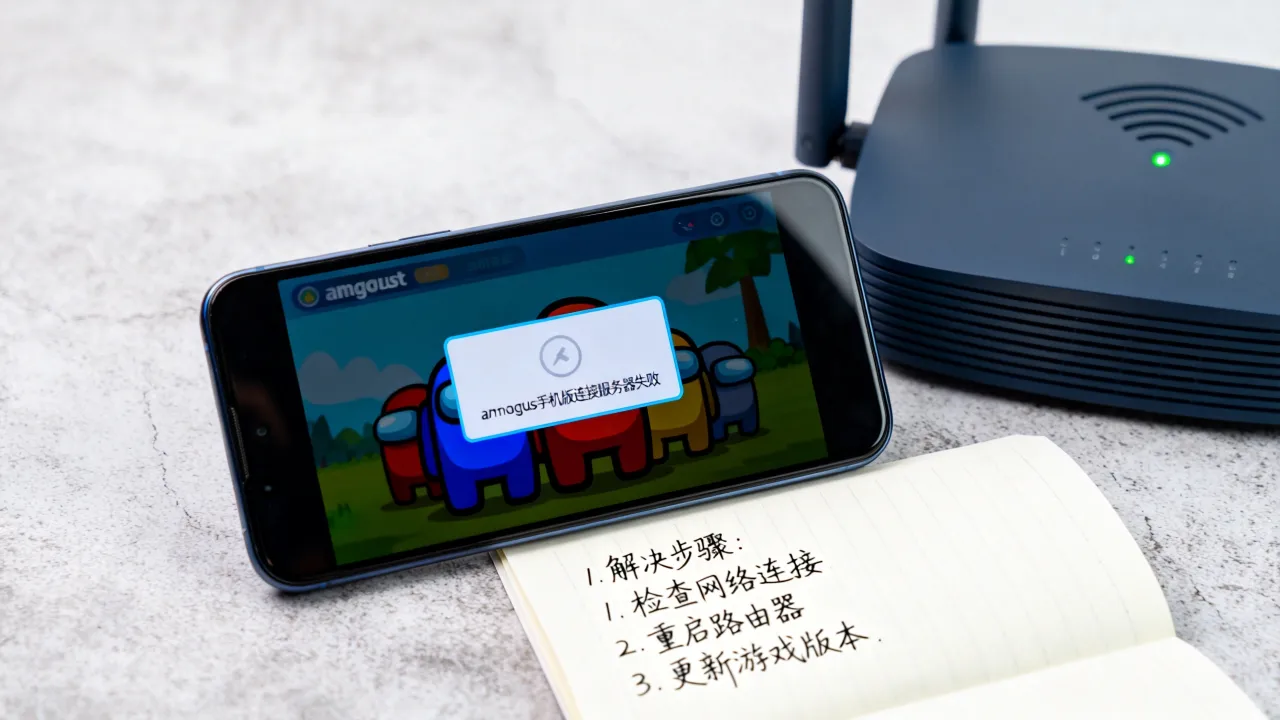 am ongus手机版为什么连不上服务器，怎么解决？