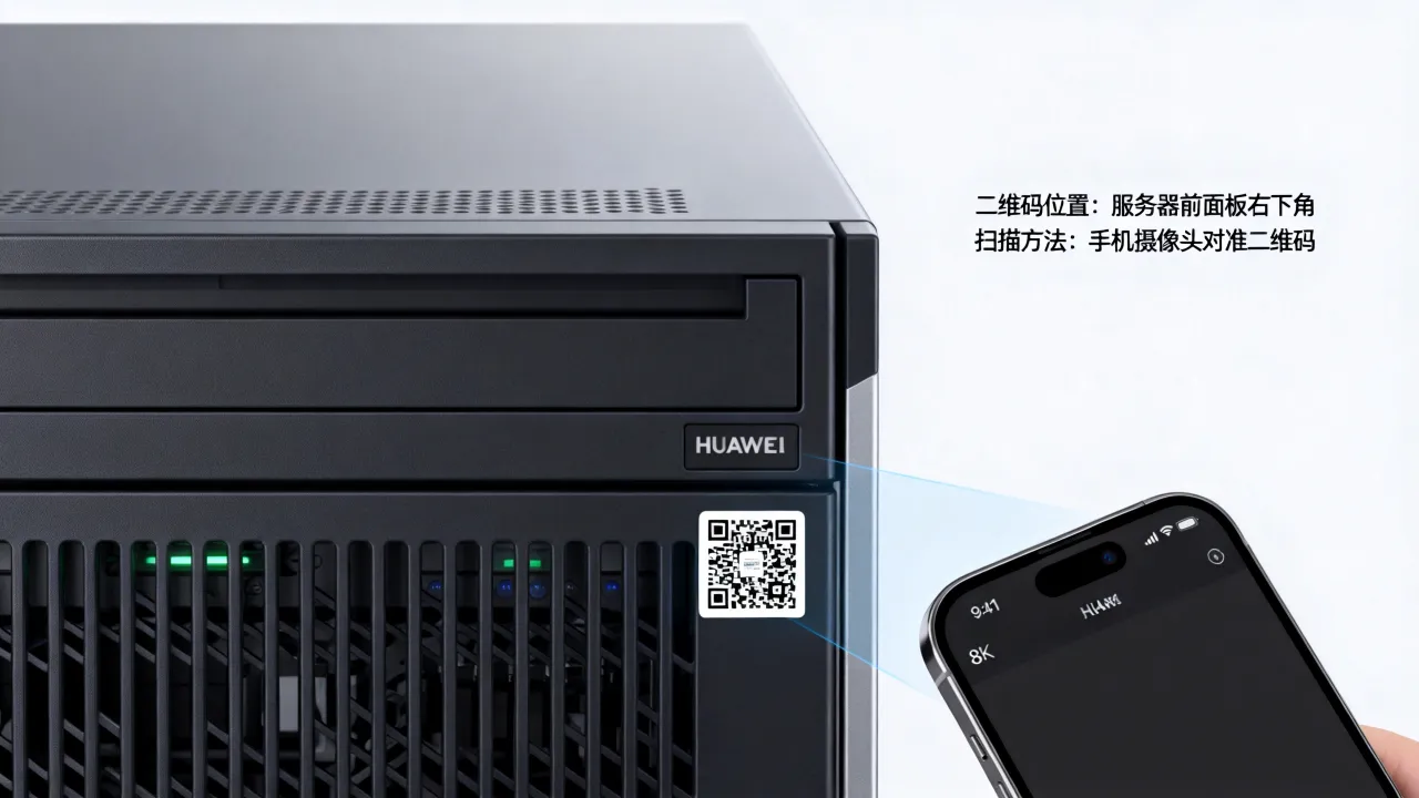 华为服务器二维码在哪看？怎么扫描识别