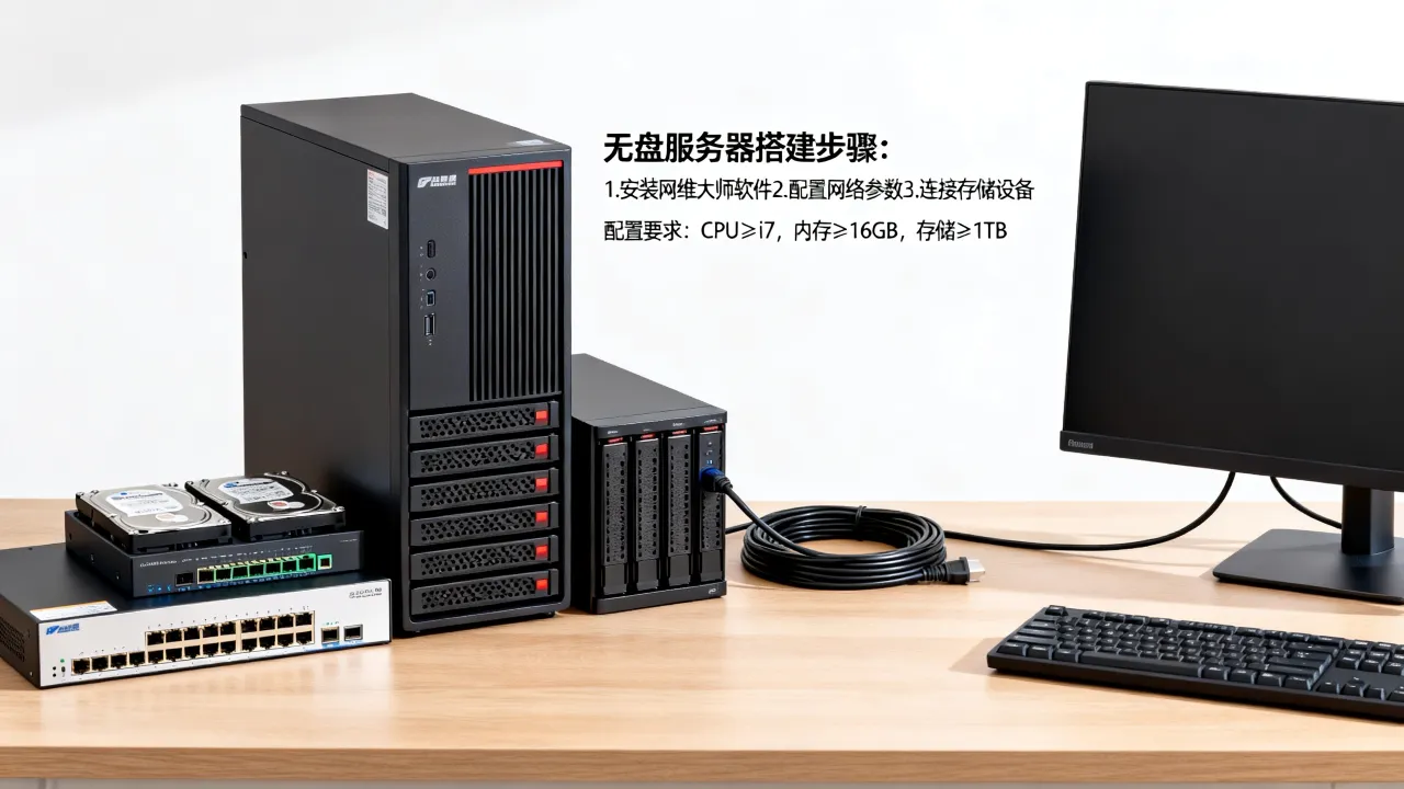 网维大师无盘服务器怎么搭建，网维大师无盘服务器配置要求有哪些