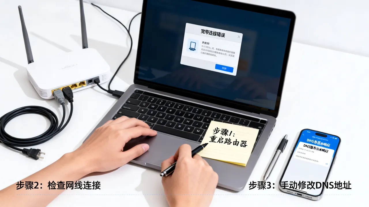 宽带连接错误dns服务器未响应怎么办，dns未响应怎么修复