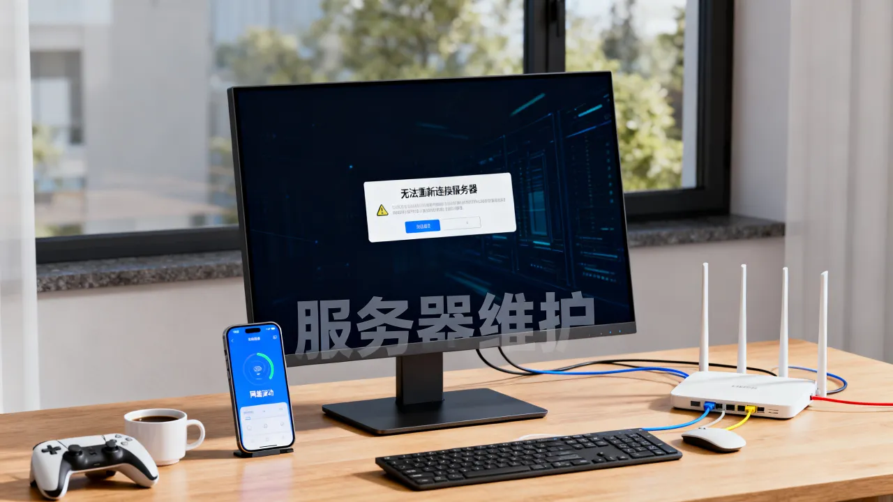 lol为什么老是无法重新连接到服务器，是什么原因？