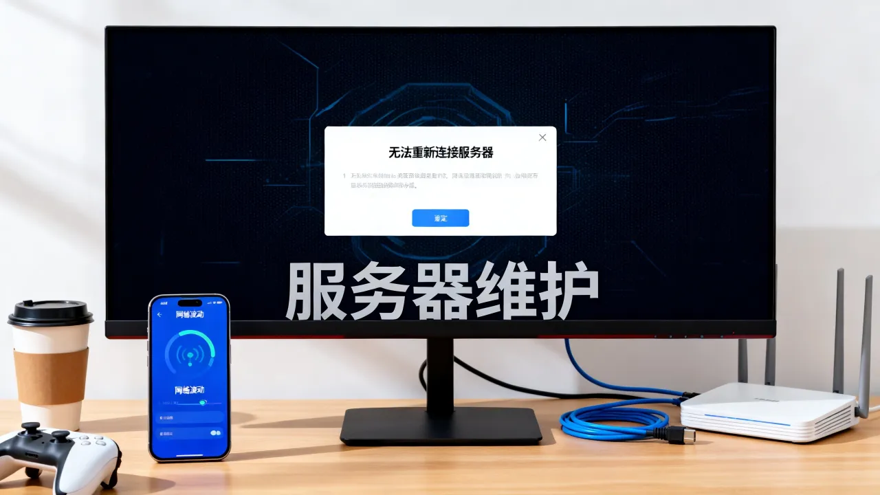 lol为什么老是无法重新连接到服务器，是什么原因？