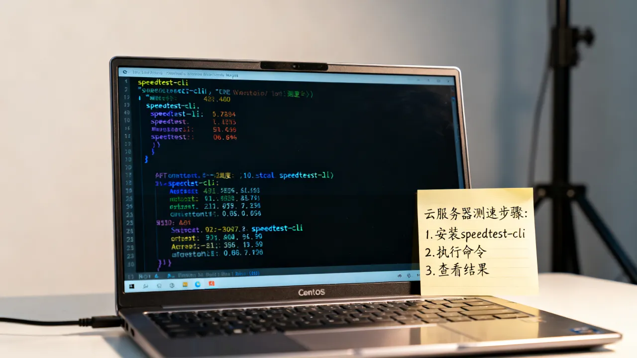 CentOS云服务器如何测网速？云服务器测速命令有哪些？