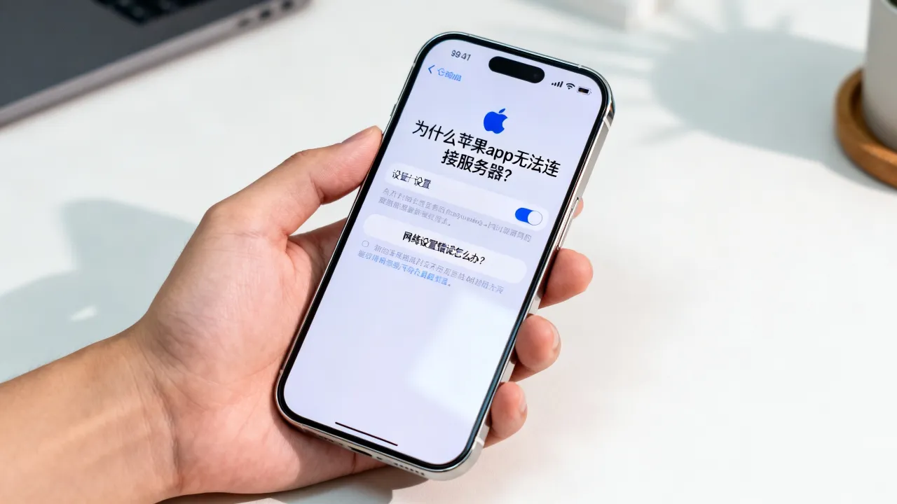 为什么苹果app无法连接服务器？网络设置错误怎么办，长尾疑问词