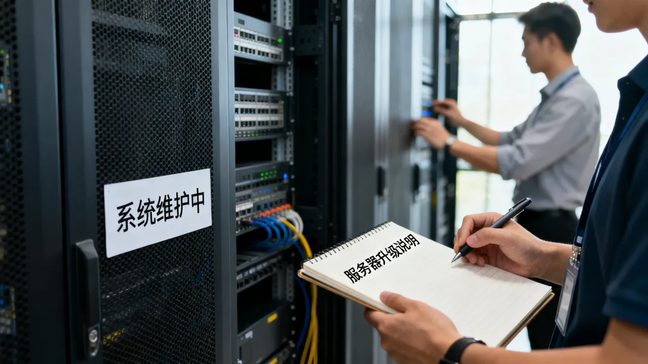 为什么显示服务器维护，服务器维护中是什么意思