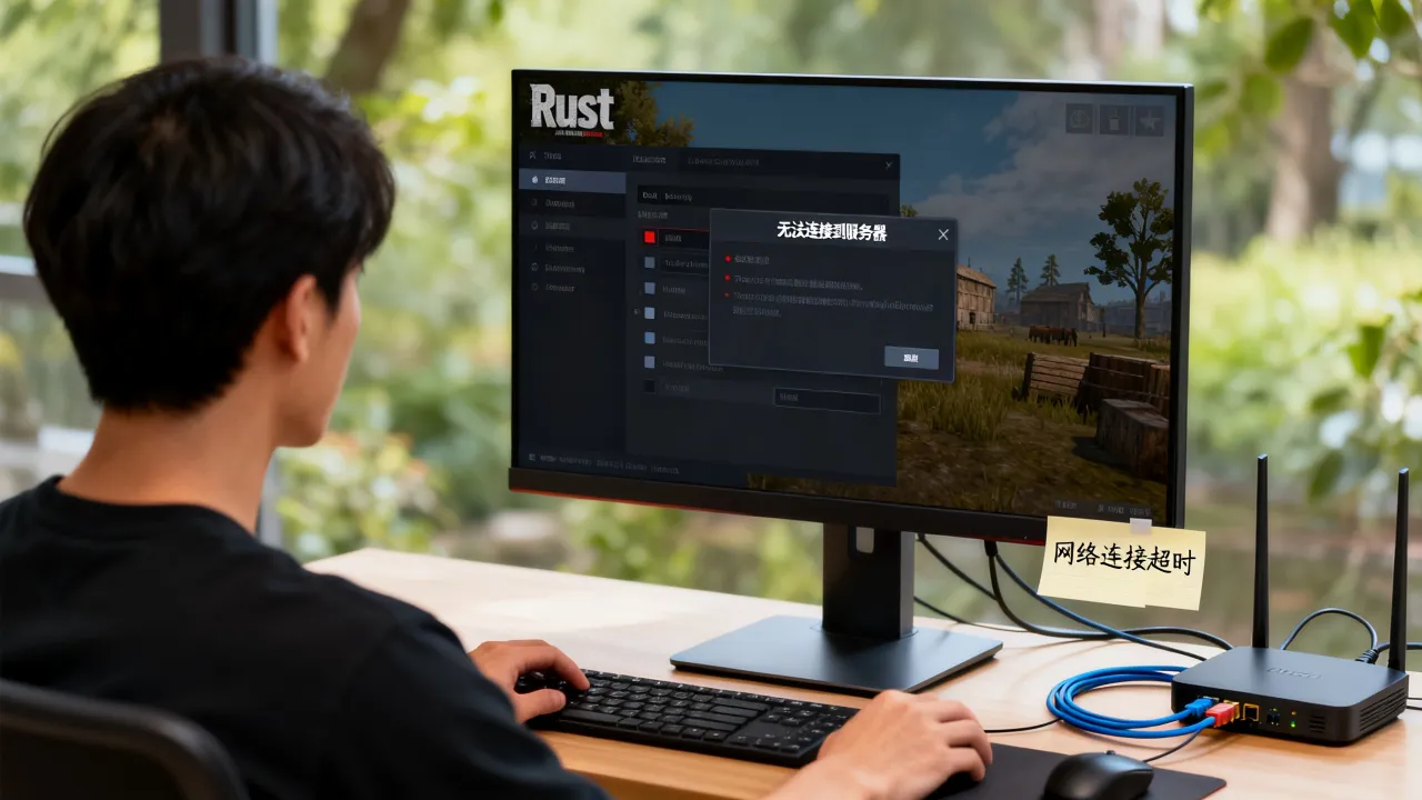 rust为什么显示不出服务器,rust连不上服务器怎么办 rust为什么显示不出服务器,rust连不上服务器怎么办
