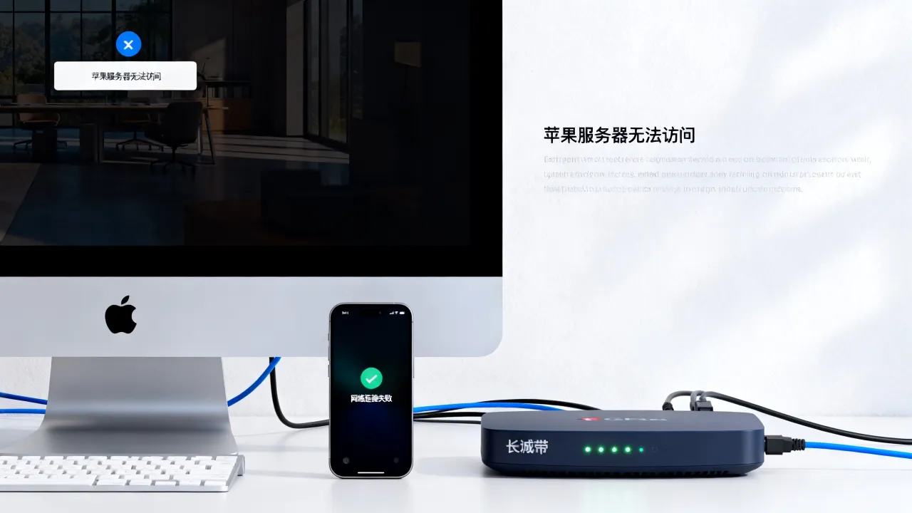 长城宽带苹果服务器连不上怎么办，苹果服务器无法访问原因？