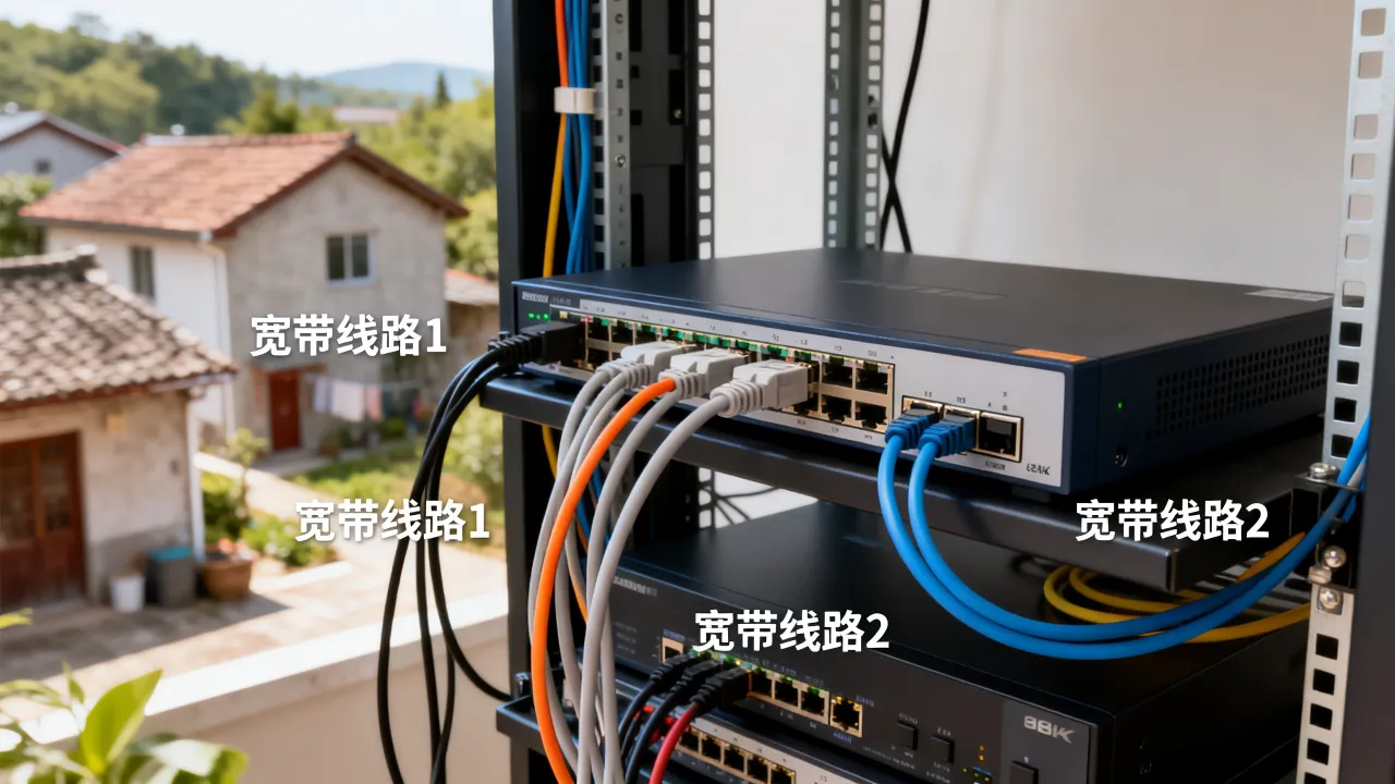 民房服务器多条宽带怎么设置，宽带叠加有什么用？