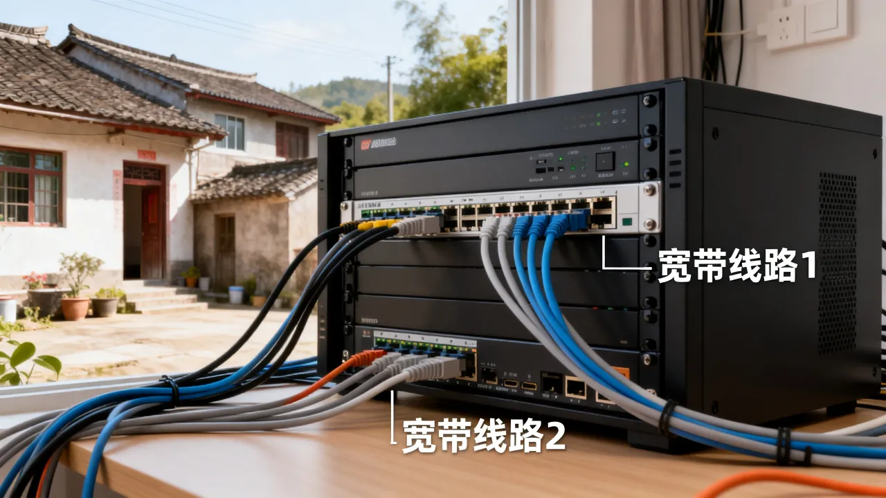 民房服务器多条宽带怎么设置，宽带叠加有什么用？