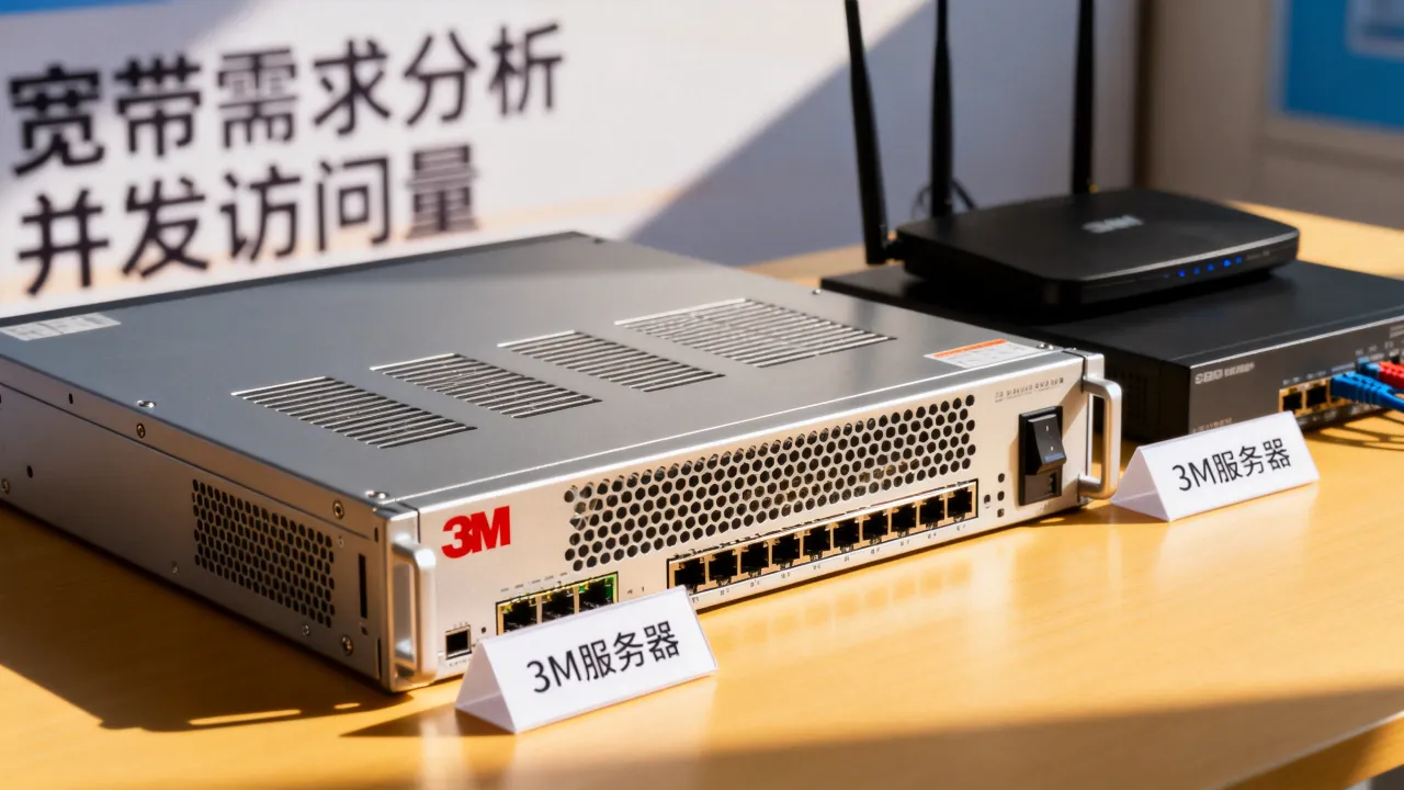 3M服务器宽带够用吗，并发访问量多大合适？