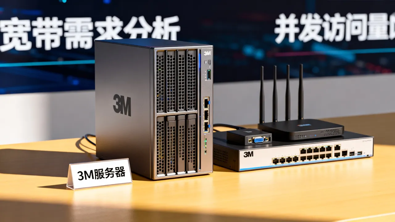 3M服务器宽带够用吗，并发访问量多大合适？