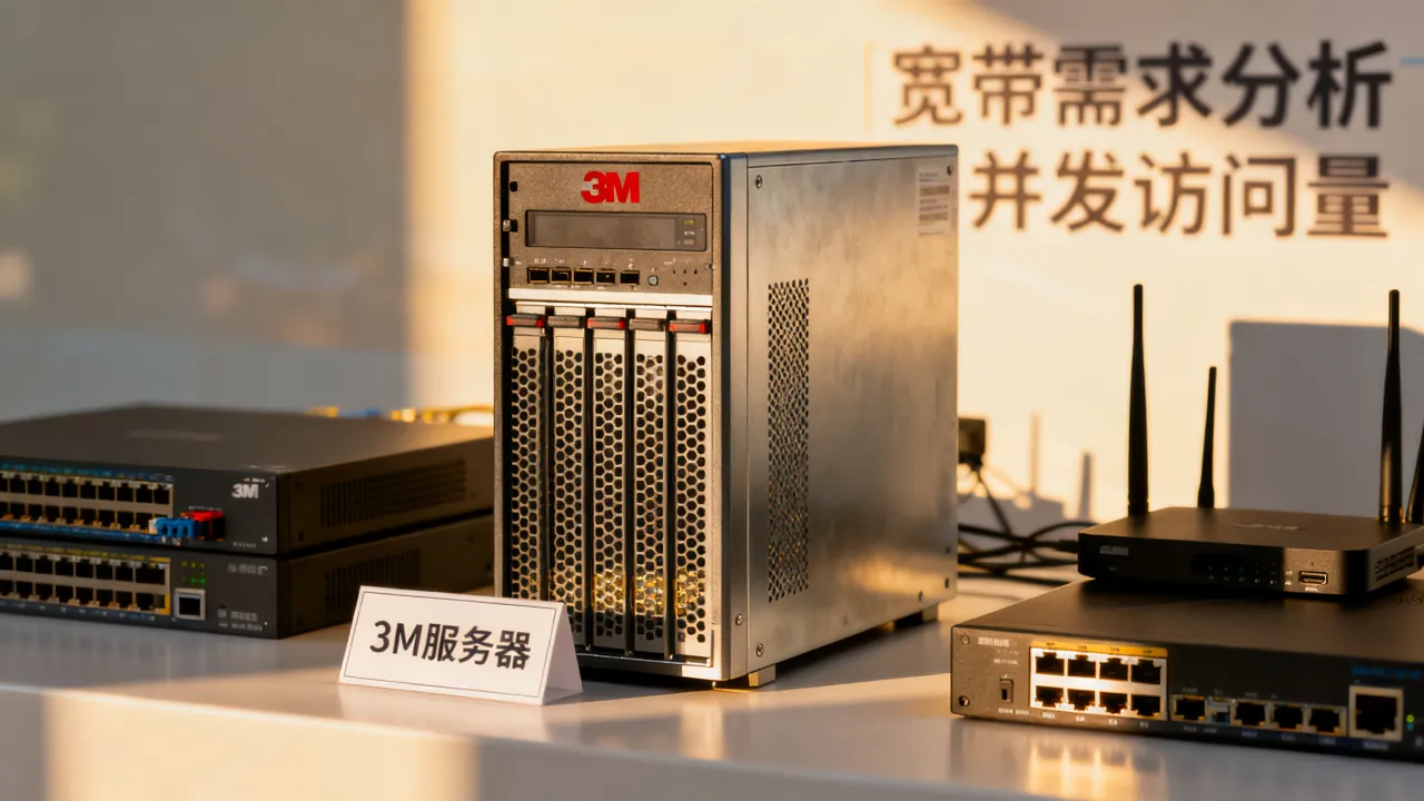 3M服务器宽带够用吗，并发访问量多大合适？
