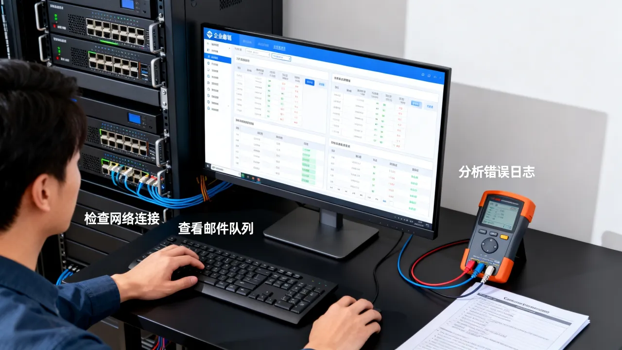 邮箱服务器运维怎么做，企业邮箱服务器无法收发邮件如何排查？