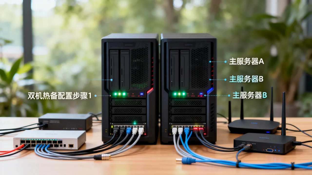 网维大师2台主服务器如何做双机热备,配置教程
