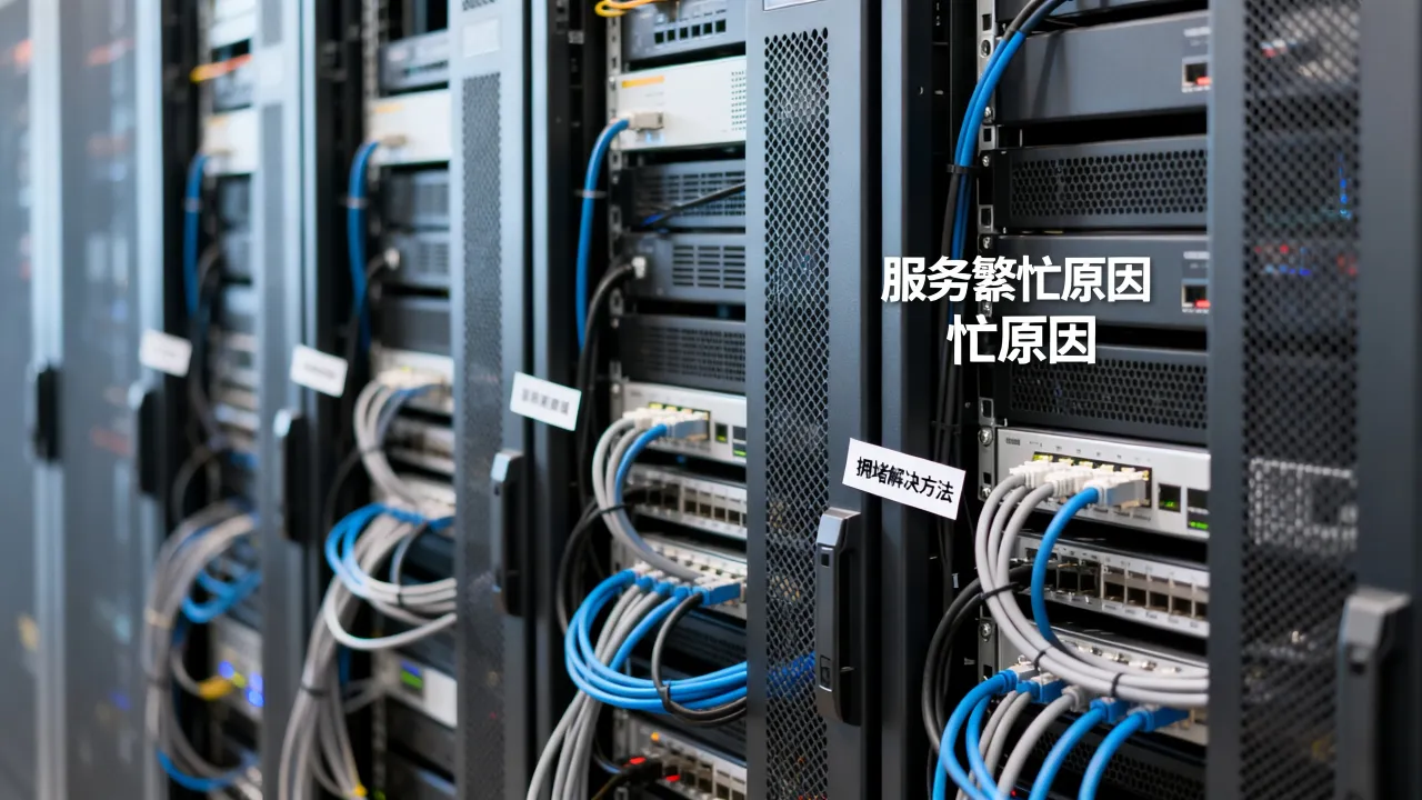 服务器总是繁忙为什么，服务器频繁拥堵如何快速解决
