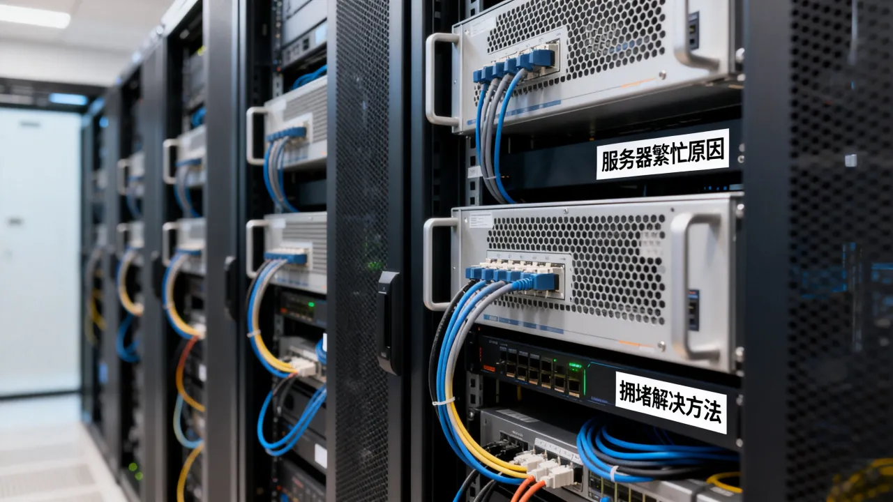 服务器总是繁忙为什么，服务器频繁拥堵如何快速解决