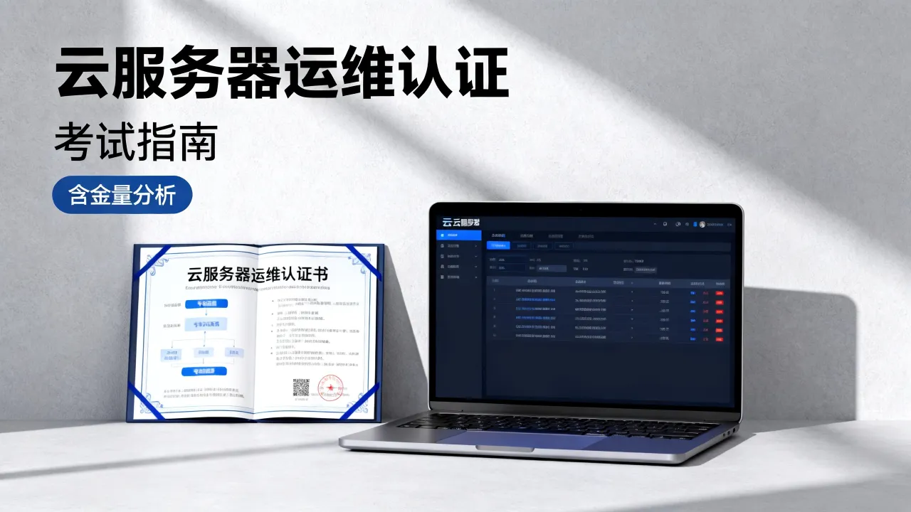 云服务器运维认证证书怎么考？含金量高吗