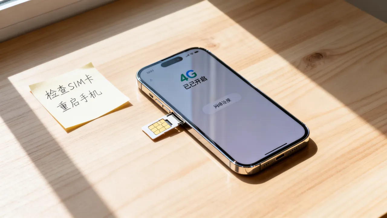 4g开了为什么却没网络连接服务器，手机4G网络连接失败怎么办