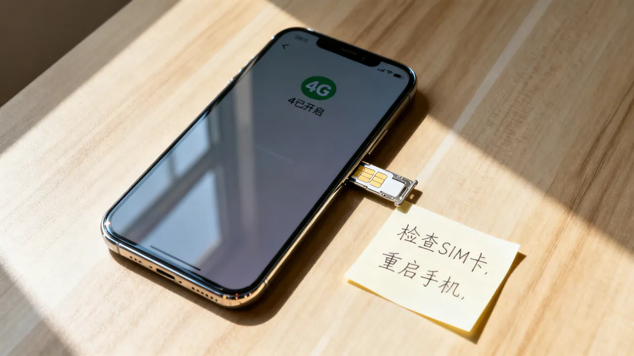 4g开了为什么却没网络连接服务器，手机4G网络连接失败怎么办