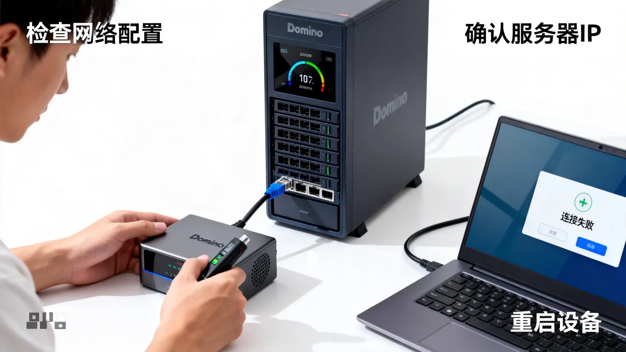 Domino服务器为什么连不上主机，无法连接主机怎么解决？