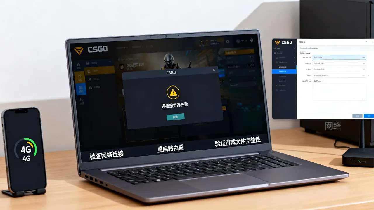 为什么我的csgo连接不到服务器，游戏进不去怎么办