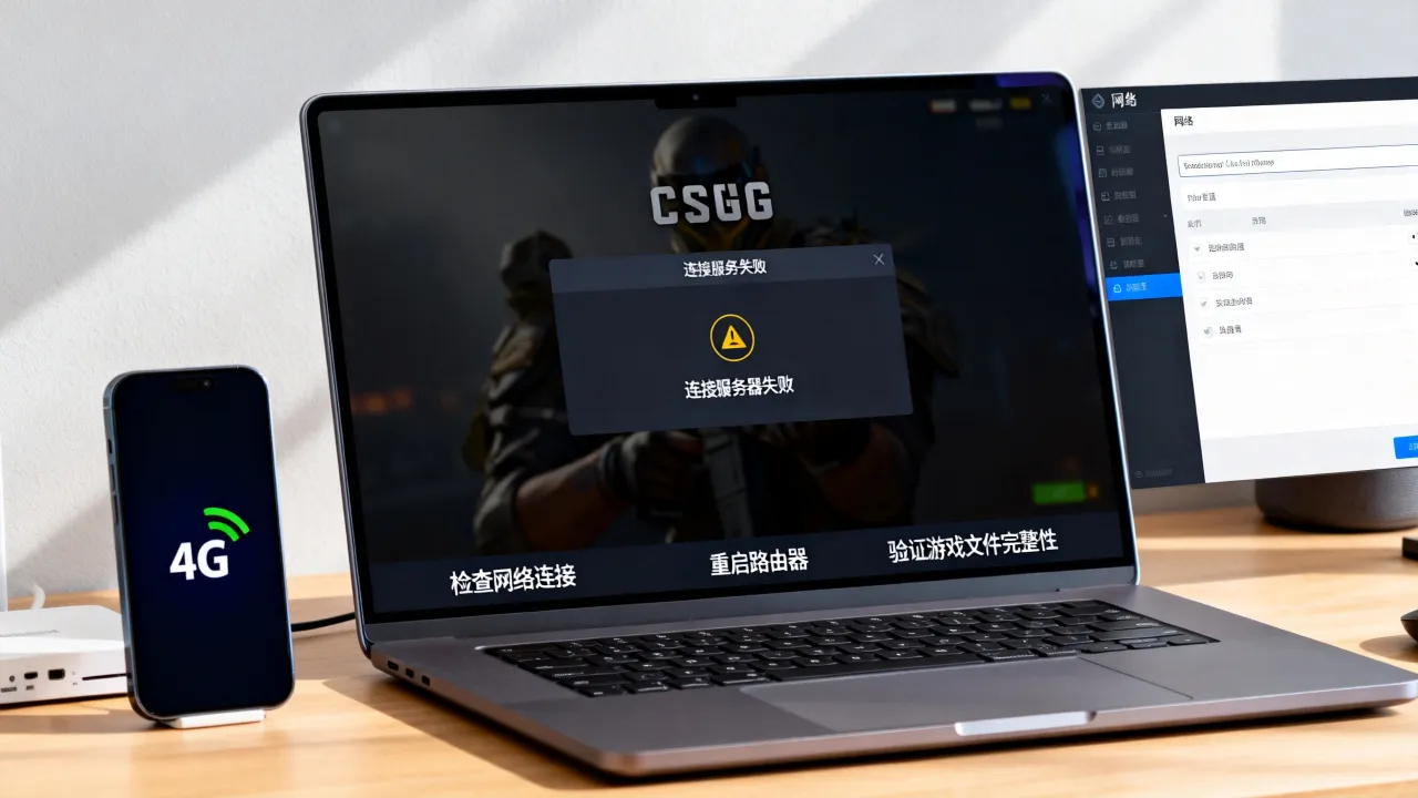 为什么我的csgo连接不到服务器，游戏进不去怎么办