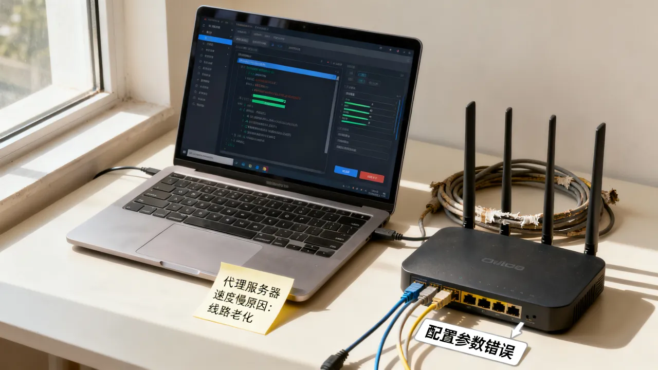 服务器代理网速很慢怎么办，代理服务器速度慢的原因是什么