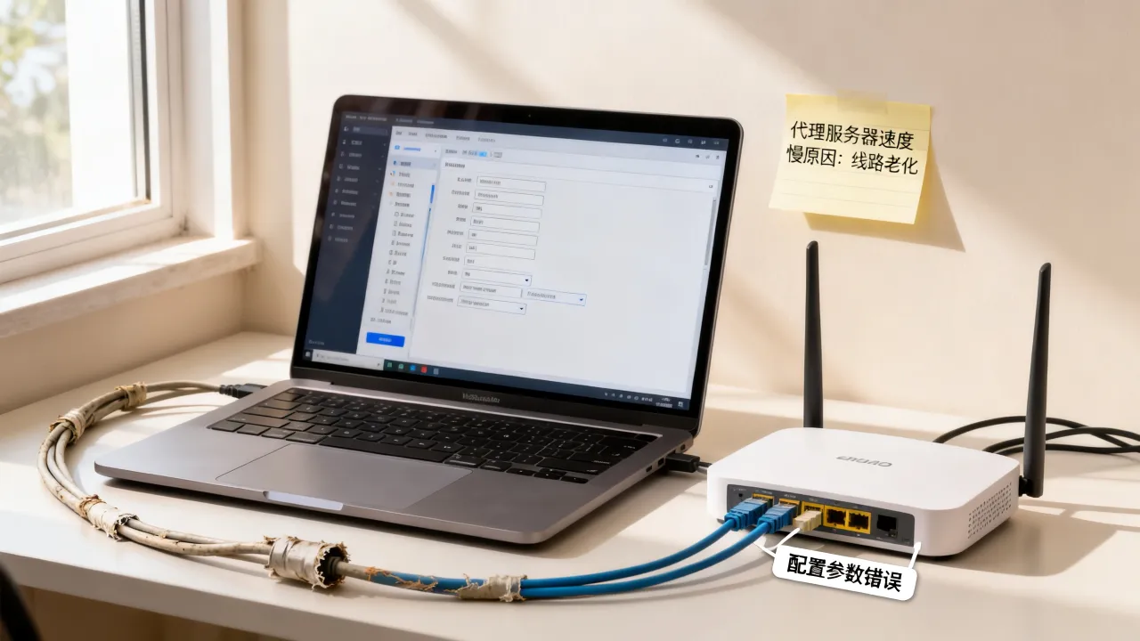 服务器代理网速很慢怎么办，代理服务器速度慢的原因是什么