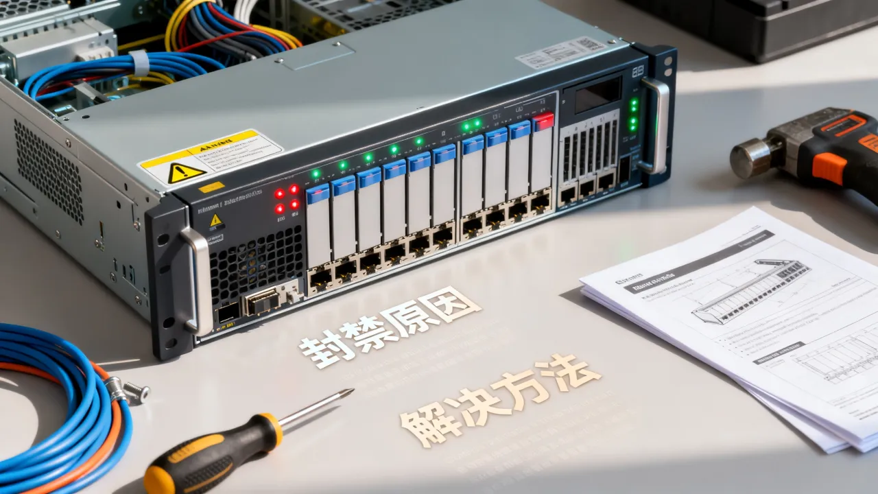 服务器为什么被封了，服务器封禁原因及解决方法是什么？
