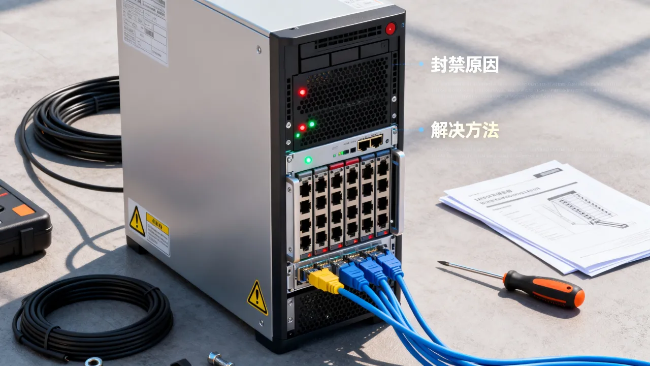 服务器为什么被封了，服务器封禁原因及解决方法是什么？