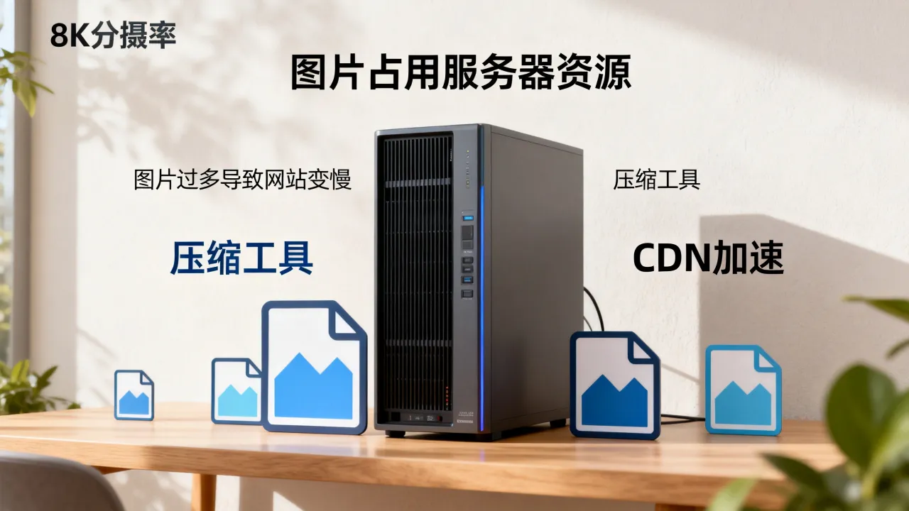 为什么图片占用web服务器，图片太多导致网站变慢怎么解决