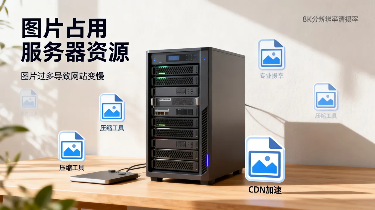 为什么图片占用web服务器，图片太多导致网站变慢怎么解决