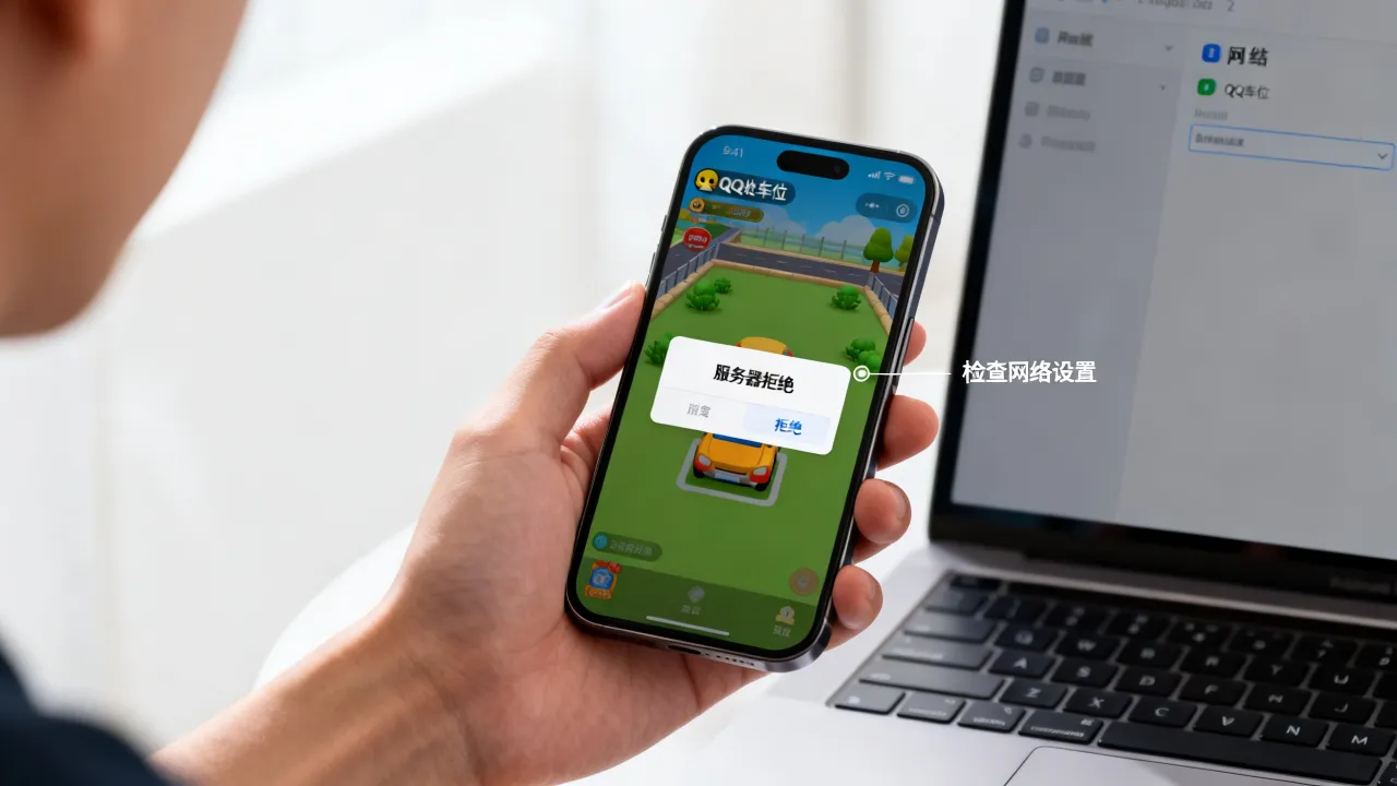 为什么qq抢车位显示服务器拒绝，qq抢车位服务器拒绝怎么解决