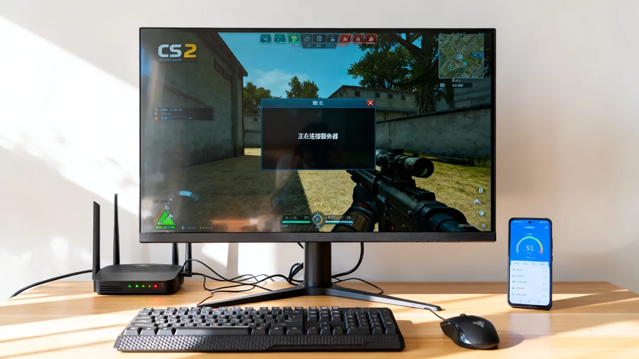 cs2为什么会卡显示服务器，一直卡在服务器界面怎么办