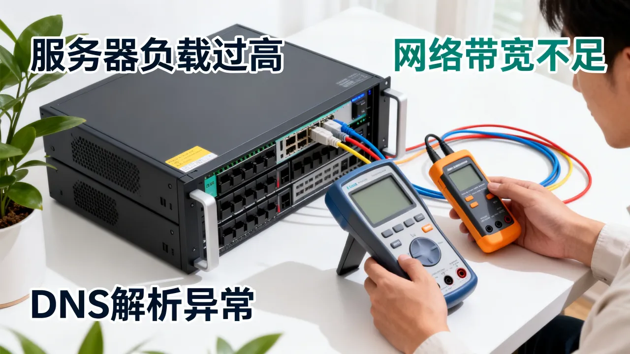 服务器异常网速慢是怎么回事？服务器异常网速慢怎么解决？