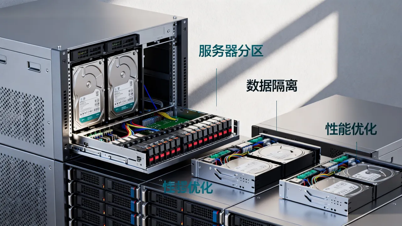 服务器为什么要分区？服务器分区有什么作用和好处？
